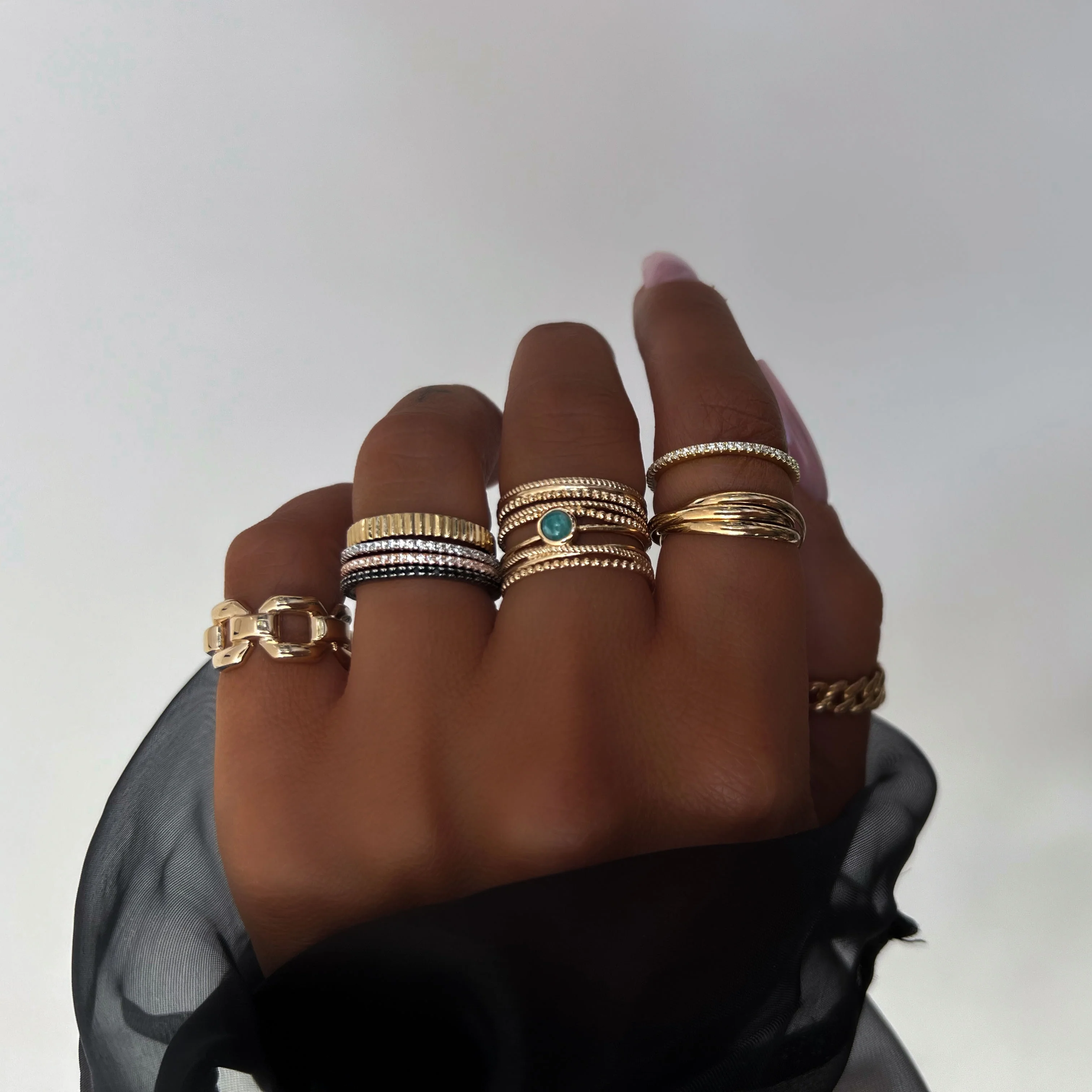 BAGUE "CONTOUR ZIRCON" - Image 4