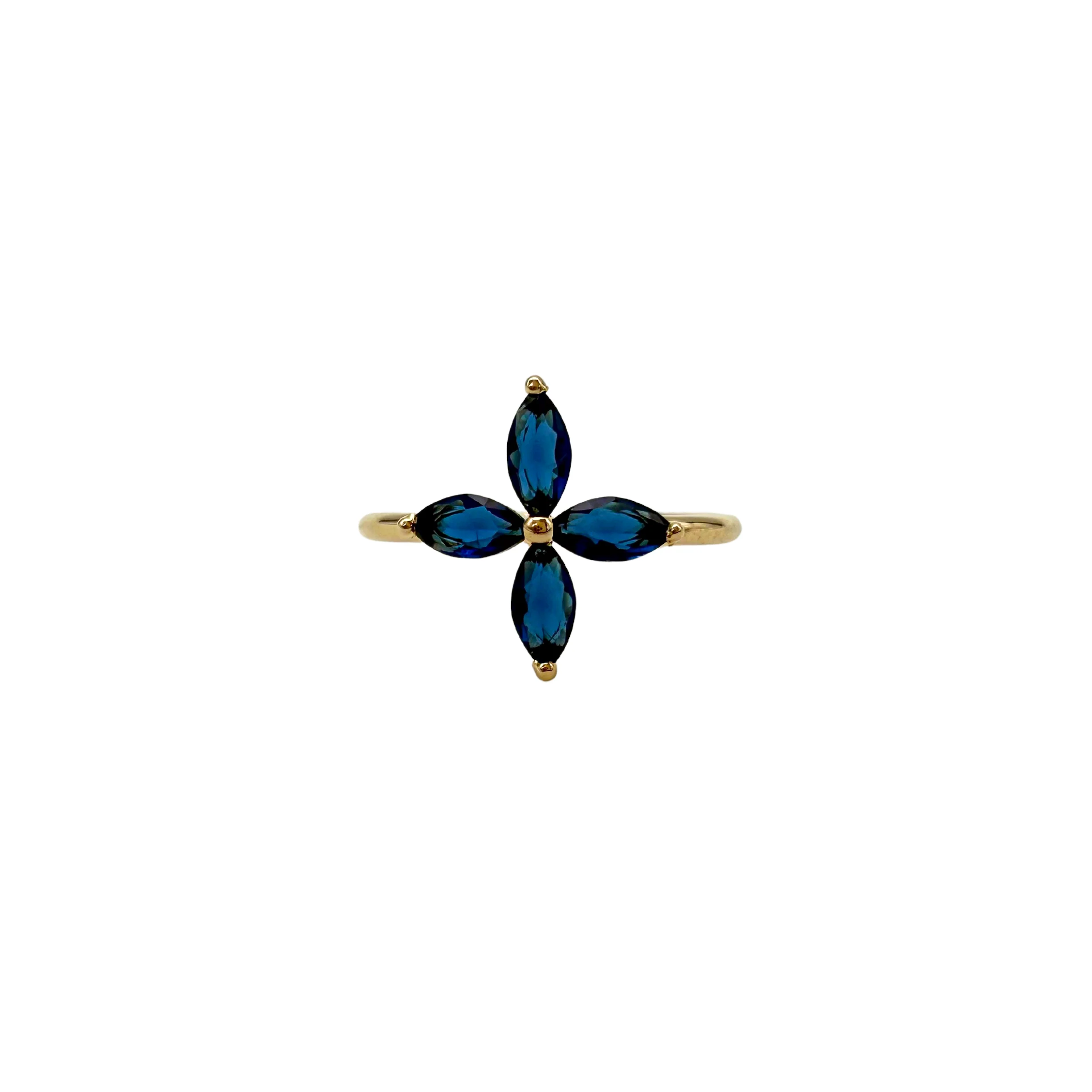 BAGUE "EDEN BLUE"