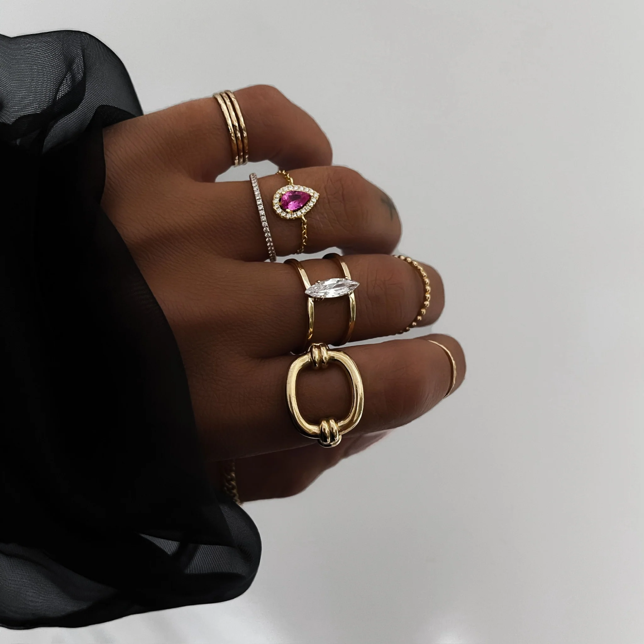 BAGUE "JAIPUR COLOR REGLABLE" OR - Image 17