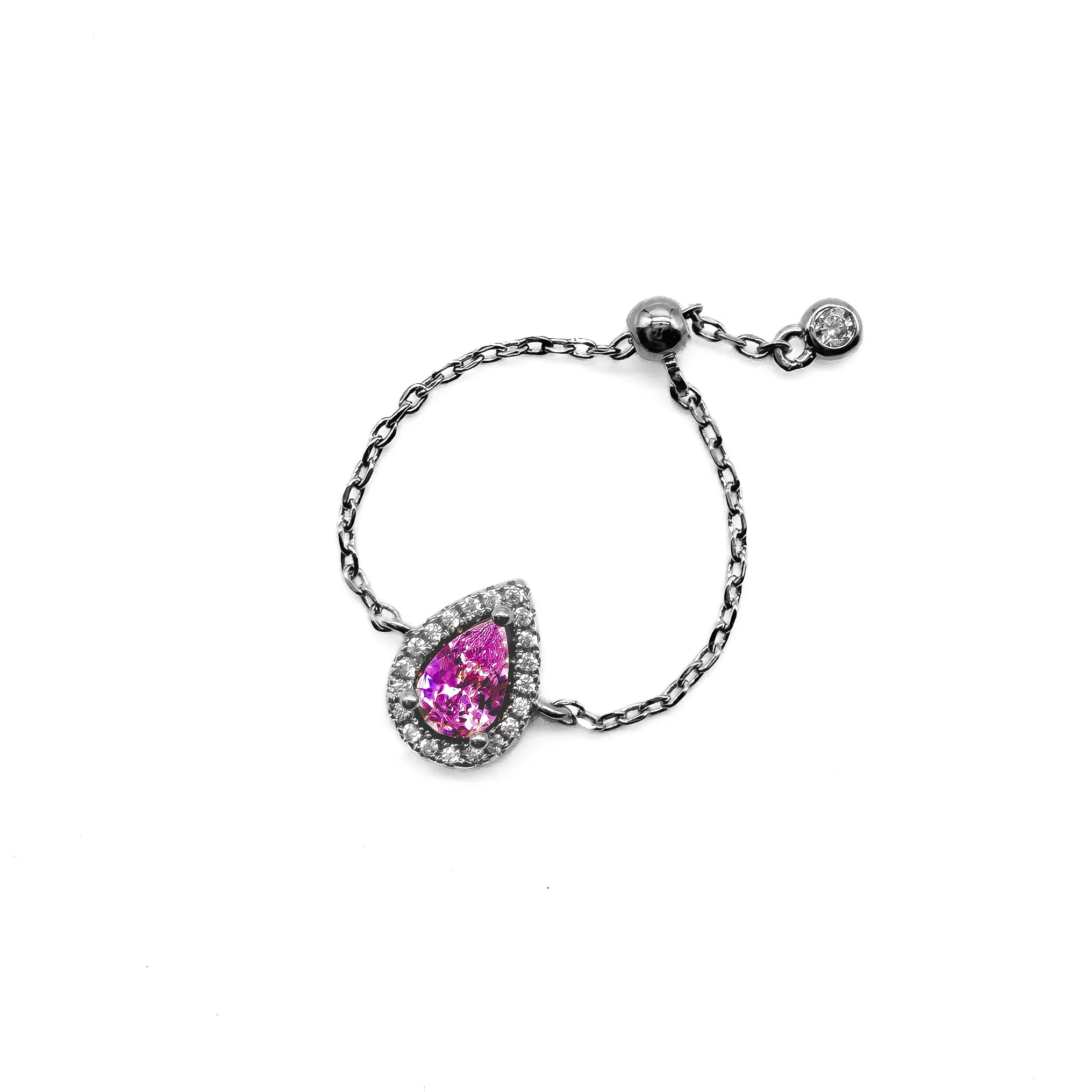 BAGUE "JAIPUR COLOR REGLABLE" ARGENT - Image 5