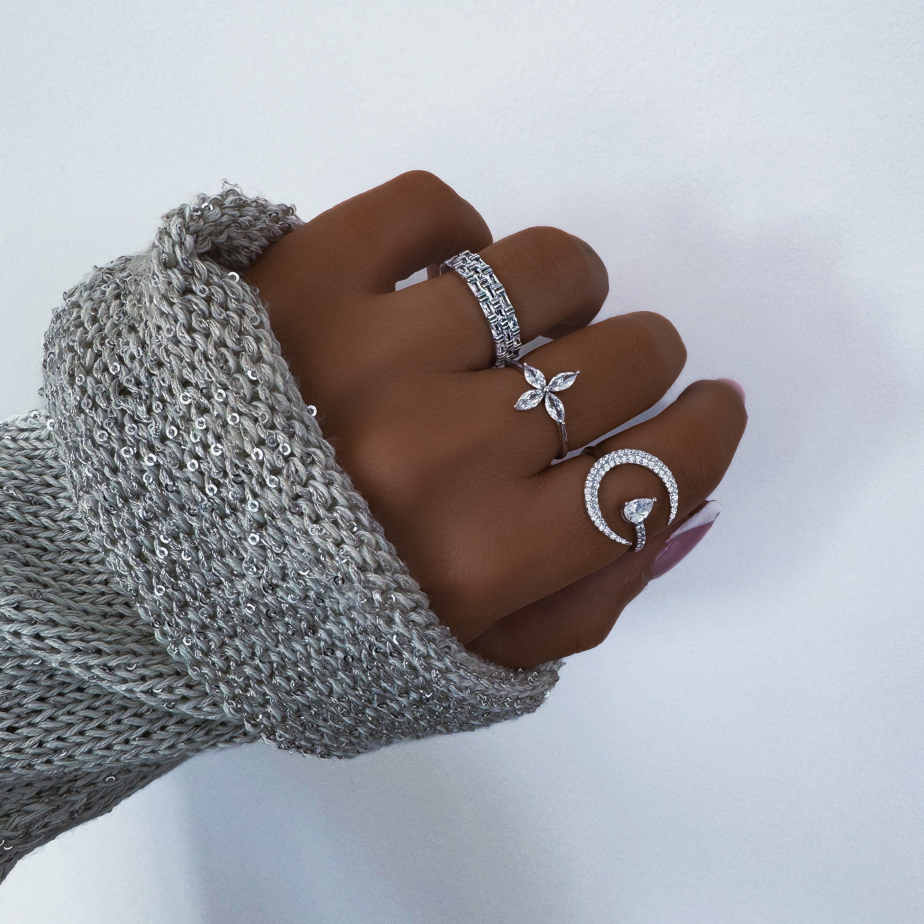 BAGUE "LUNA GOUTTE" - Image 5