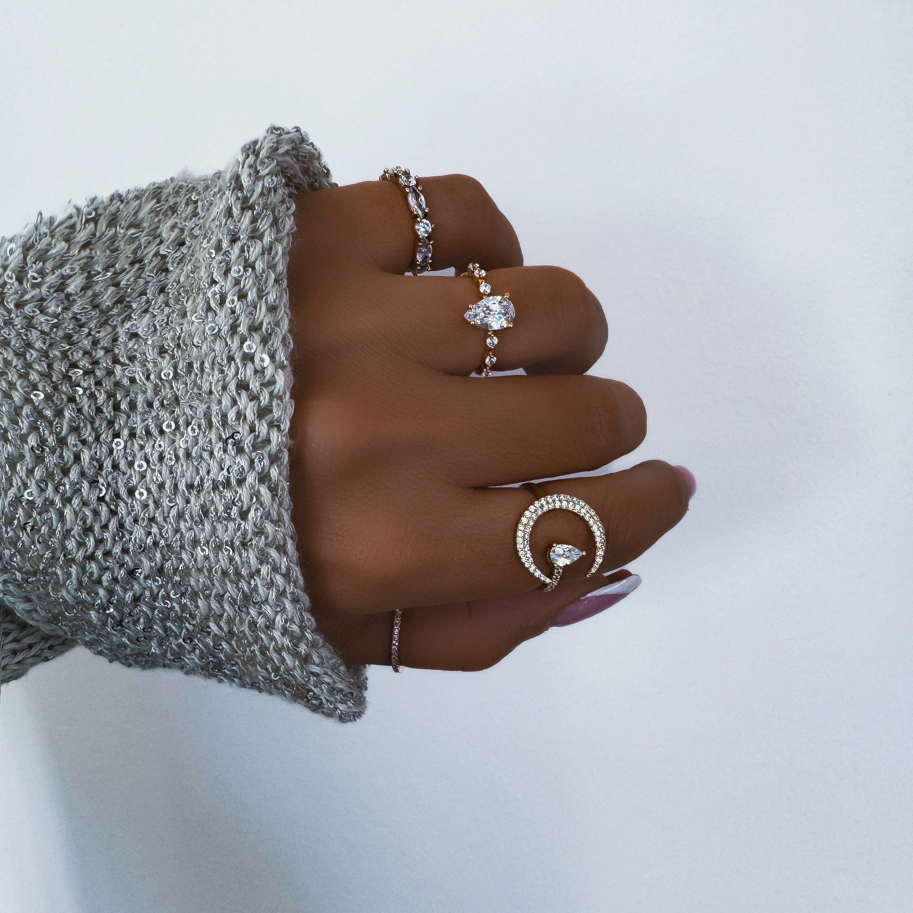 BAGUE "LUNA GOUTTE" - Image 7