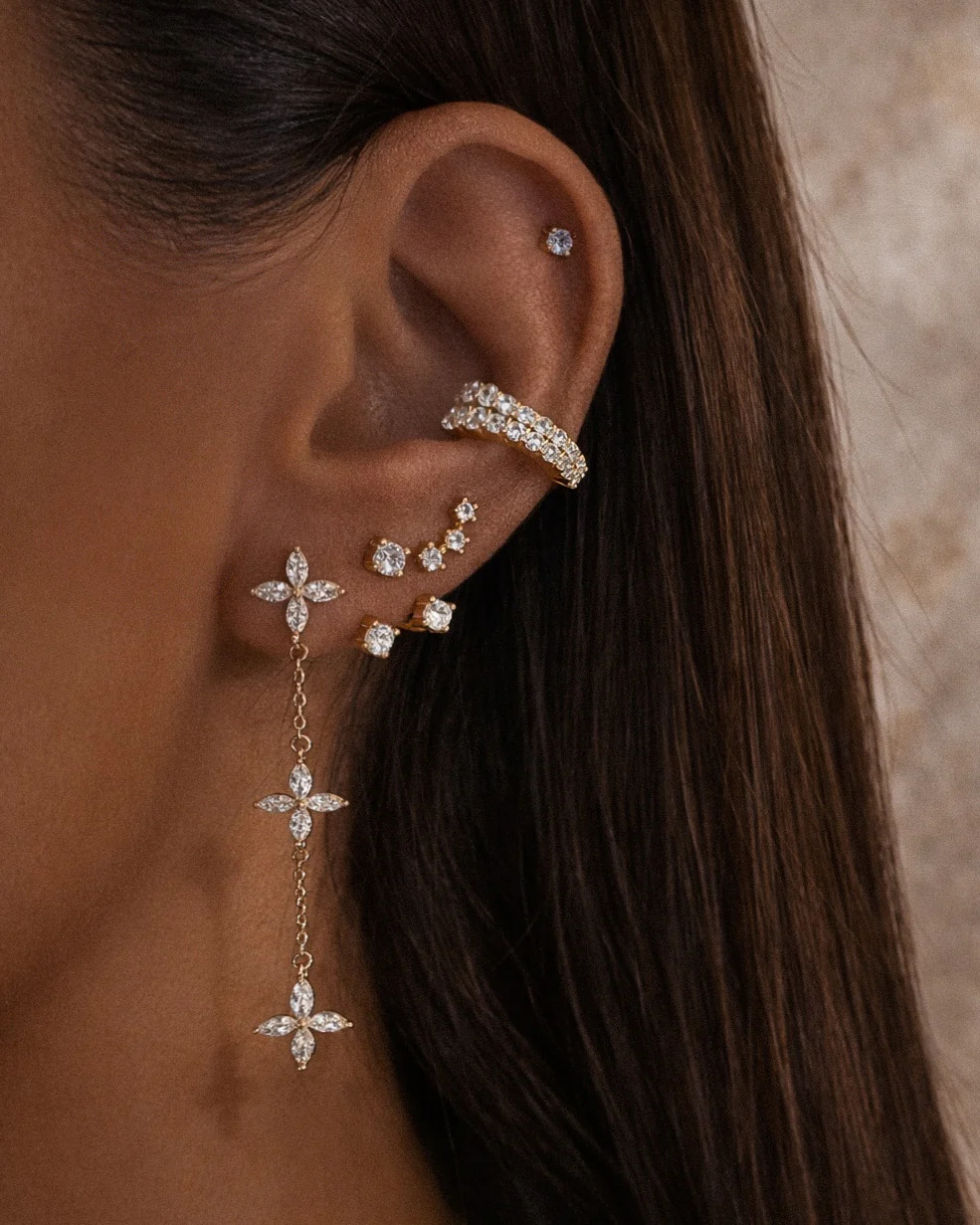 BOUCLE "EDEN DROP 3 WHITE" - Image 3