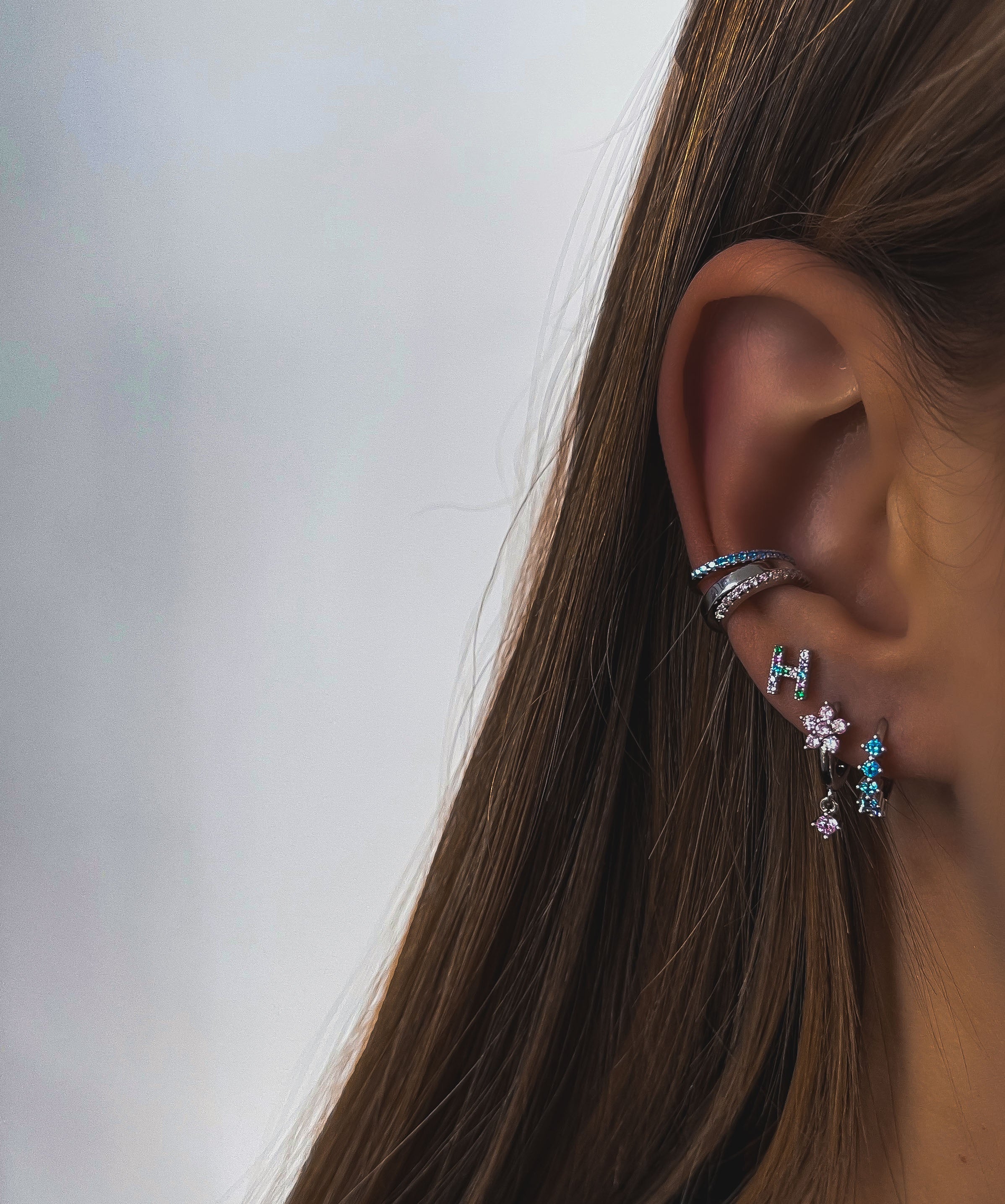 BOUCLE "LETRA MULTI" ARGENT - Image 2