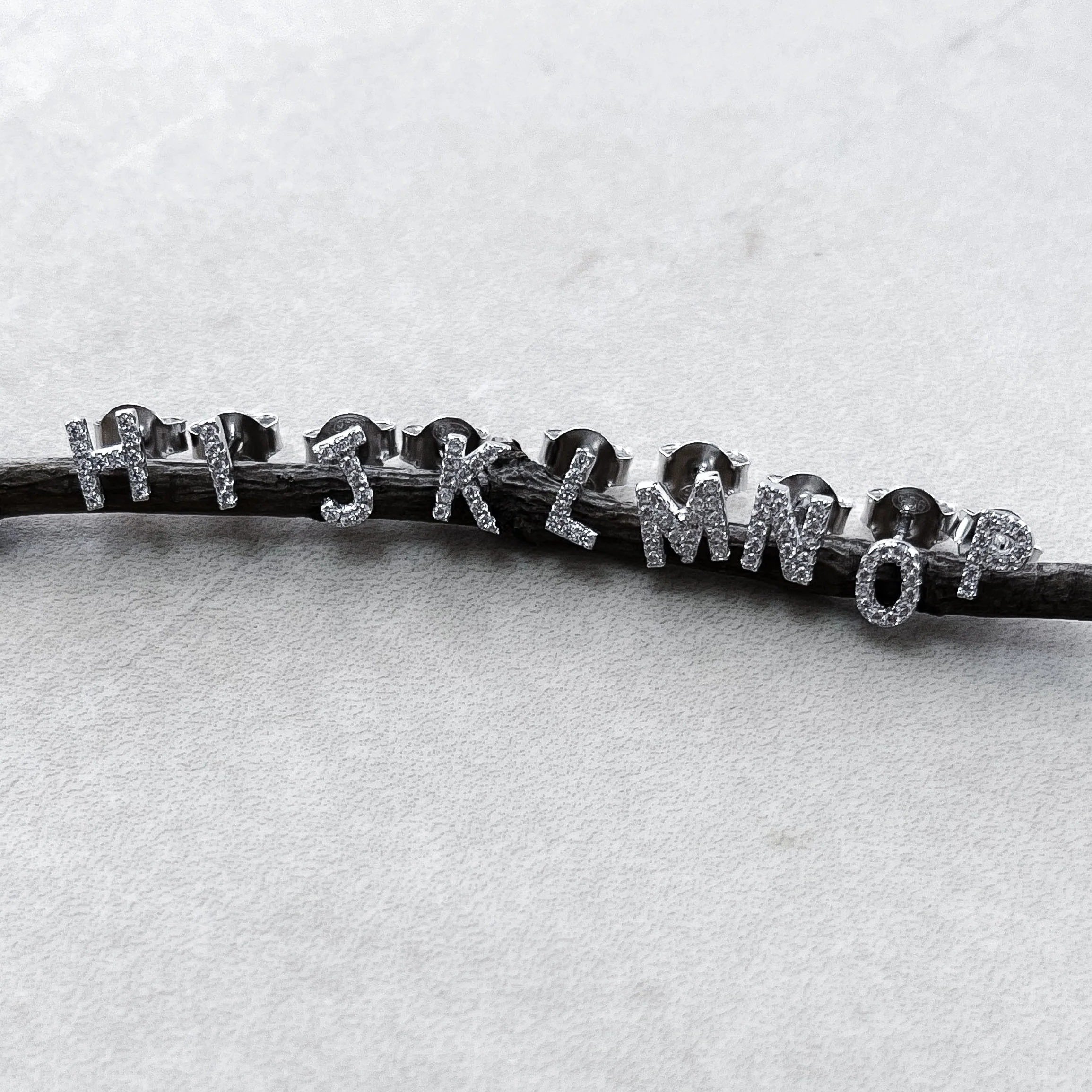 BOUCLE "LETRA ZIRCON" ARGENT - Image 5
