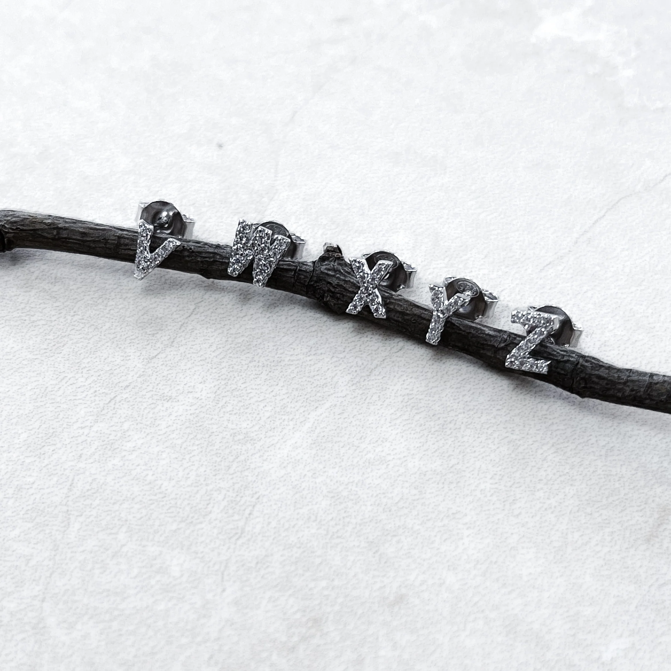 BOUCLE "LETRA ZIRCON" ARGENT - Image 7