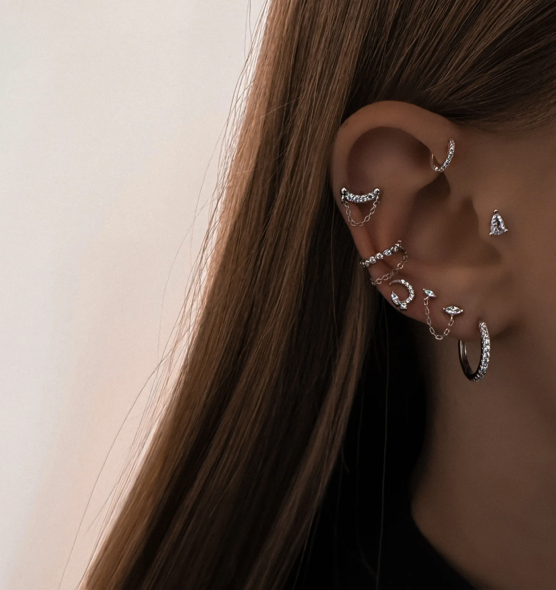 BOUCLE "LUNA DENTELLE PUCE" - Image 4