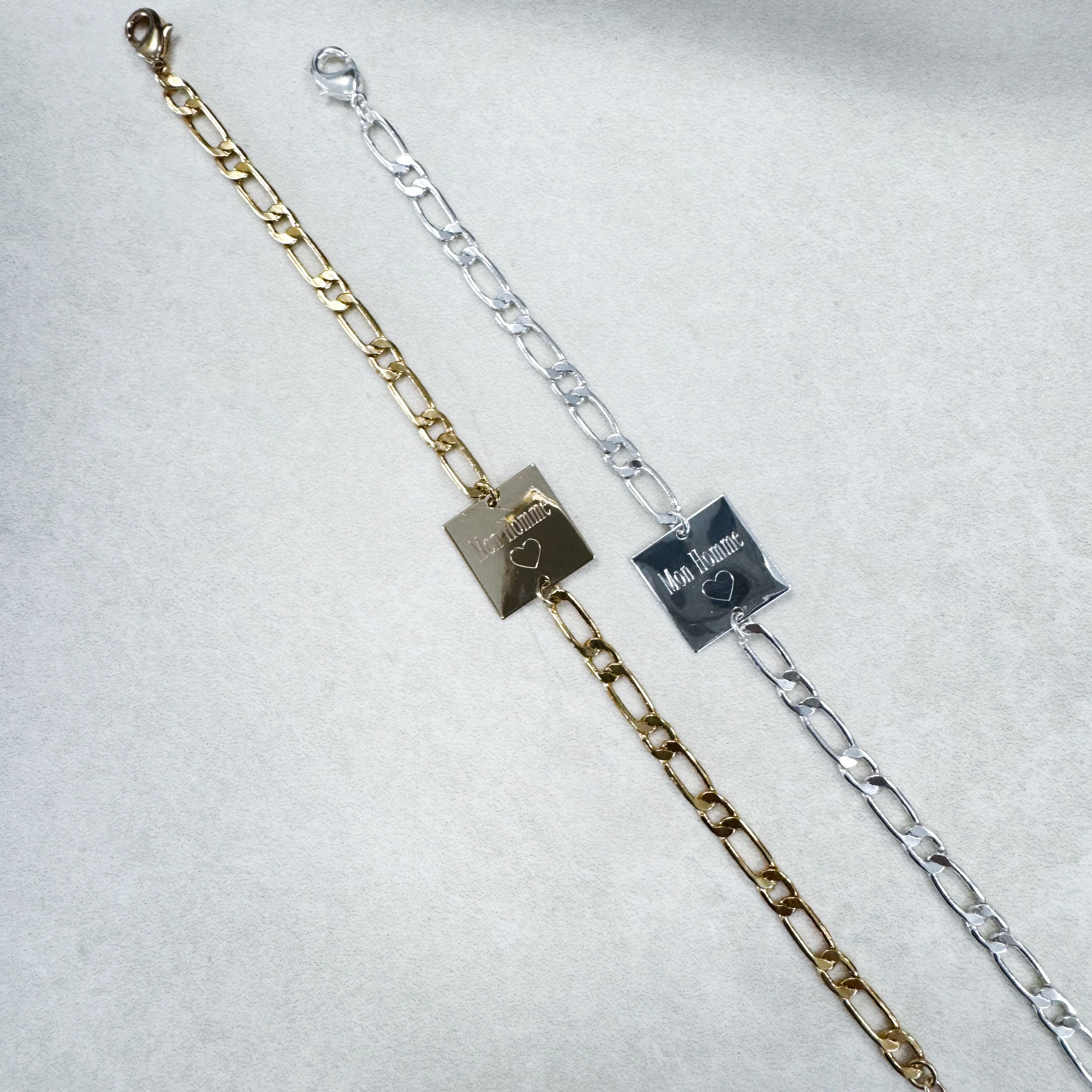 BRACELET "GRAVURE GOURMETTE" HOMME - Image 2