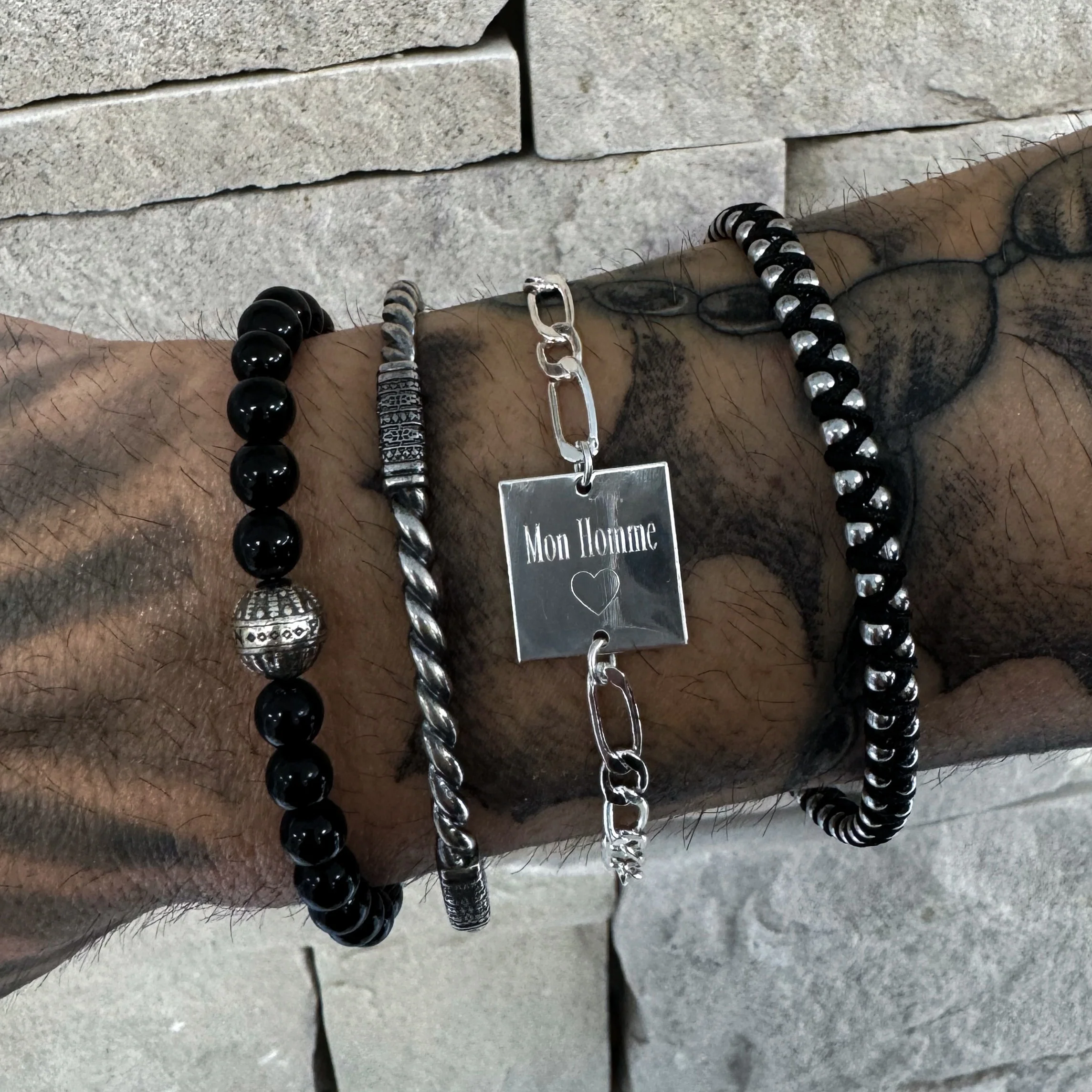 BRACELET "GRAVURE GOURMETTE" HOMME - Image 4