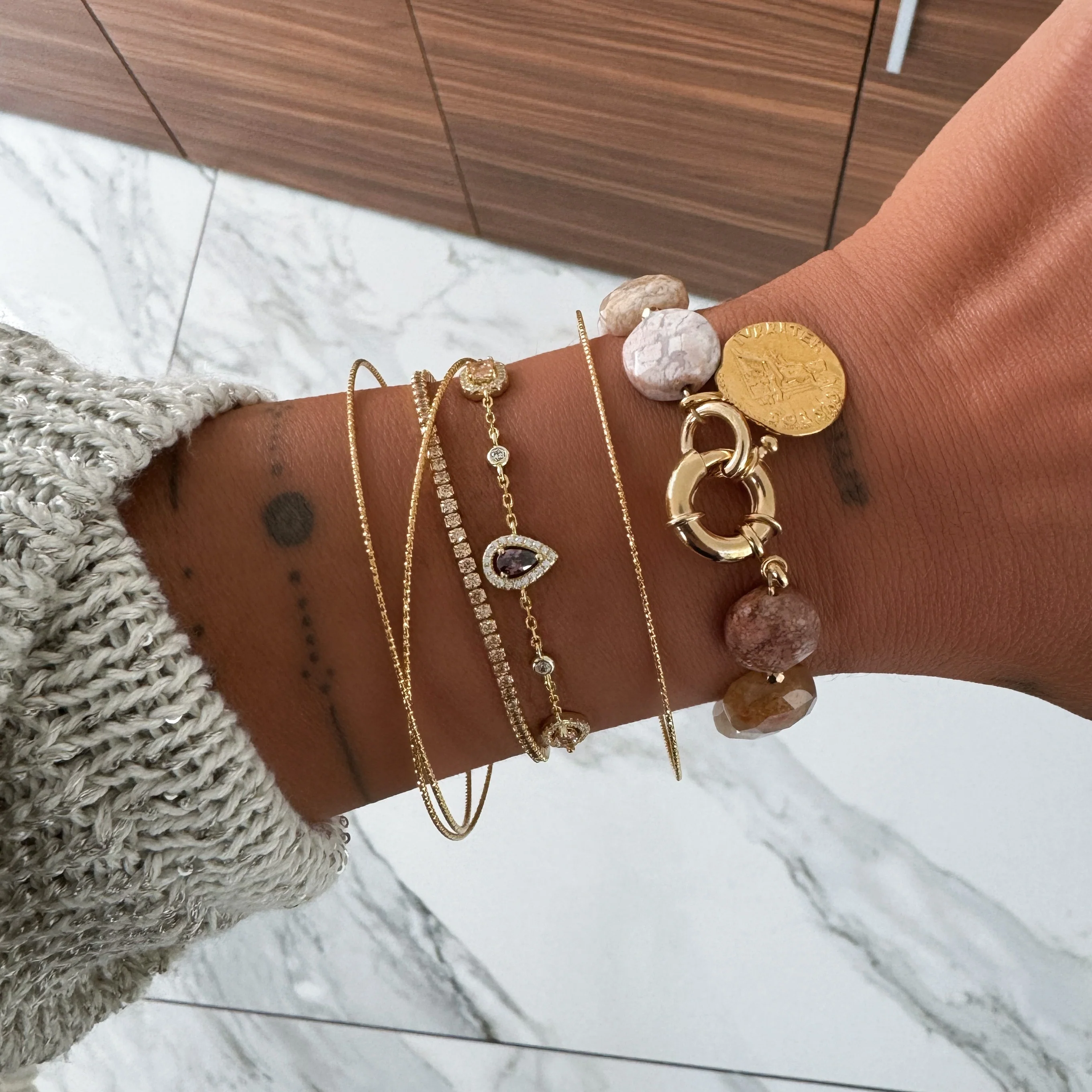 BRACELET "RIVIERA CHAMPAGNE" - Image 11