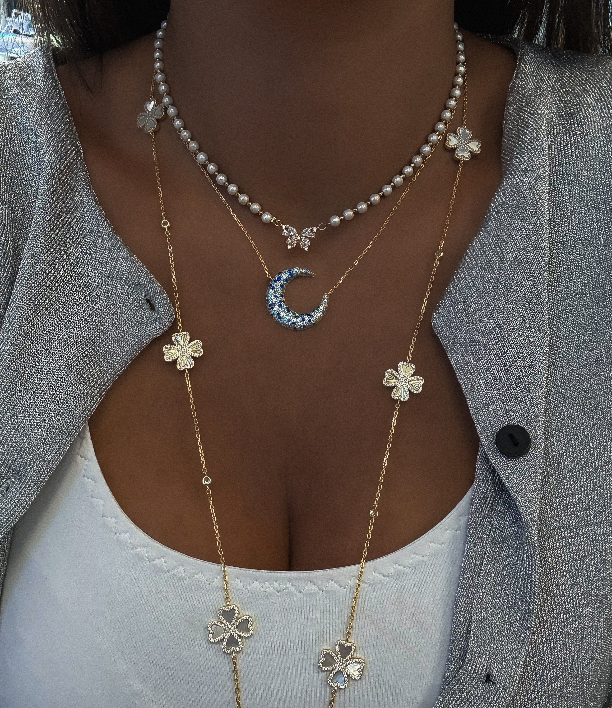 COLLIER "PAPILLON PEARL" - Image 5