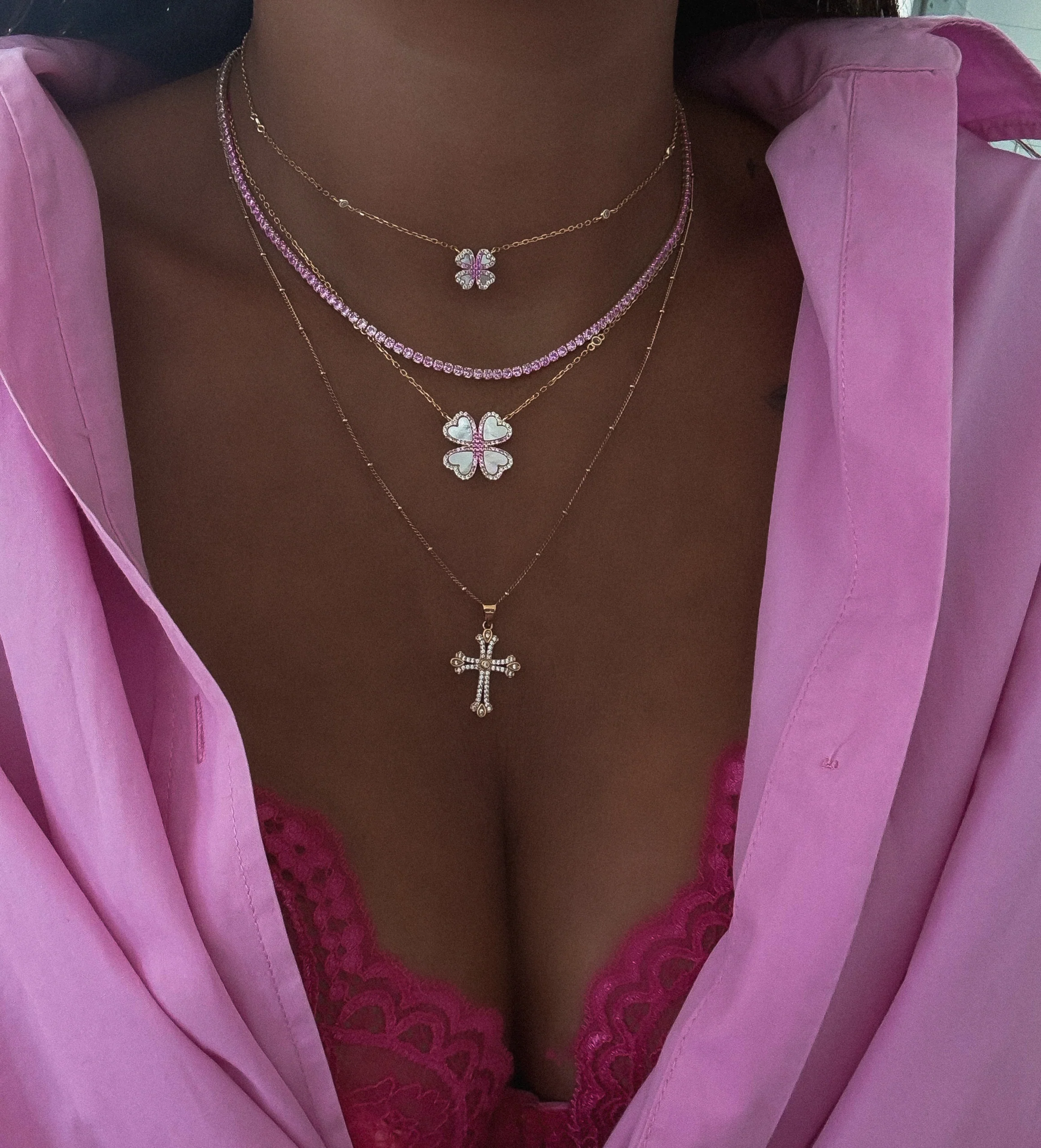 COLLIER "RIVIERA ROSE" - Image 4
