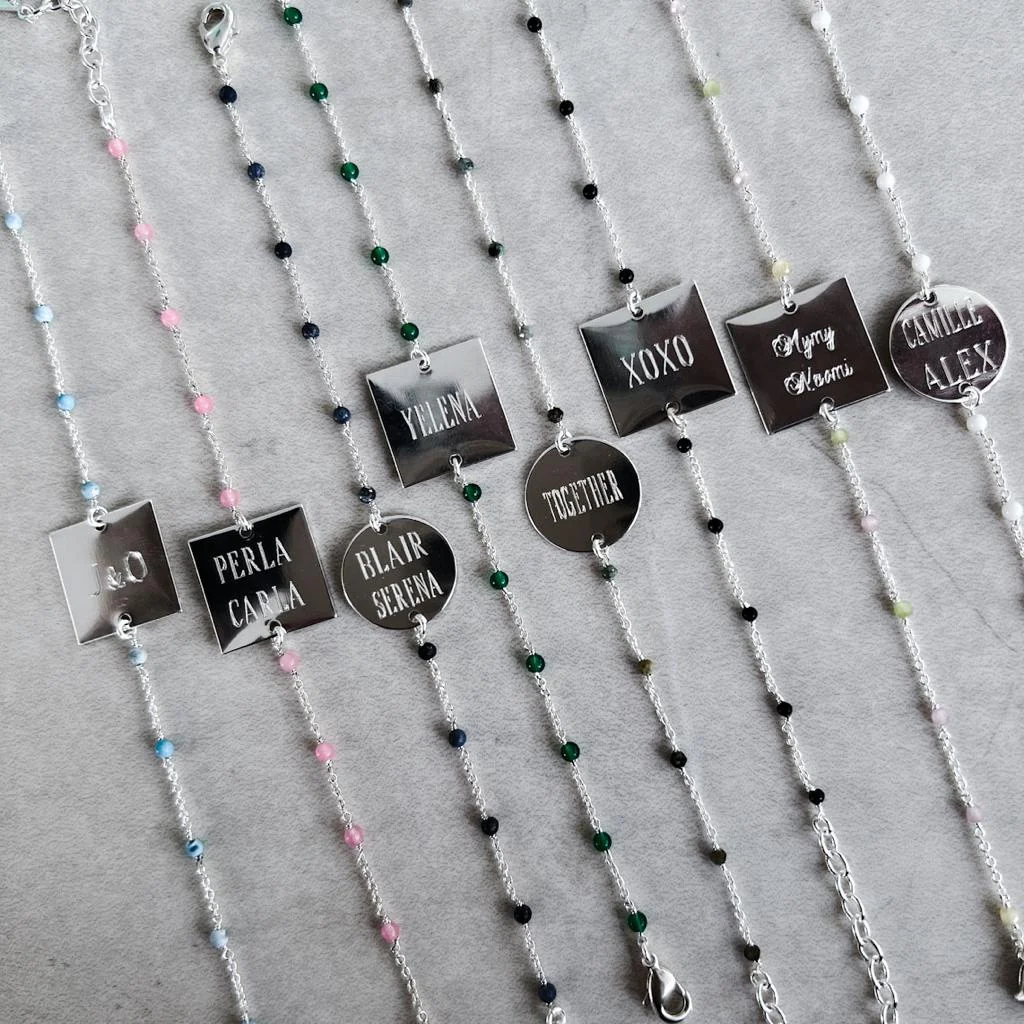 GRAVURE BRACELET "LONDON" ARGENT - Image 4